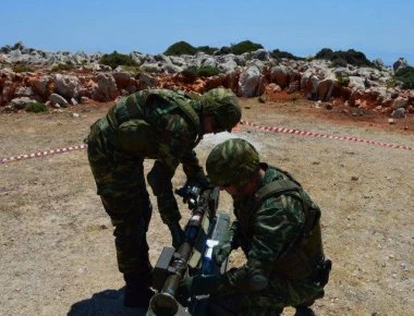 Δείτε φωτογραφίες από τα αντιαεροπορικά «Κ/Β STINGER» στο Πεδίο Βολής Κρήτης